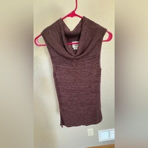 Daytrip Maroon Knit Top womens Small